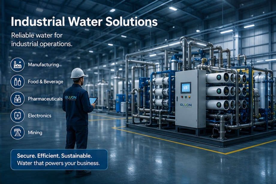 industrial water solution from gluon.energy