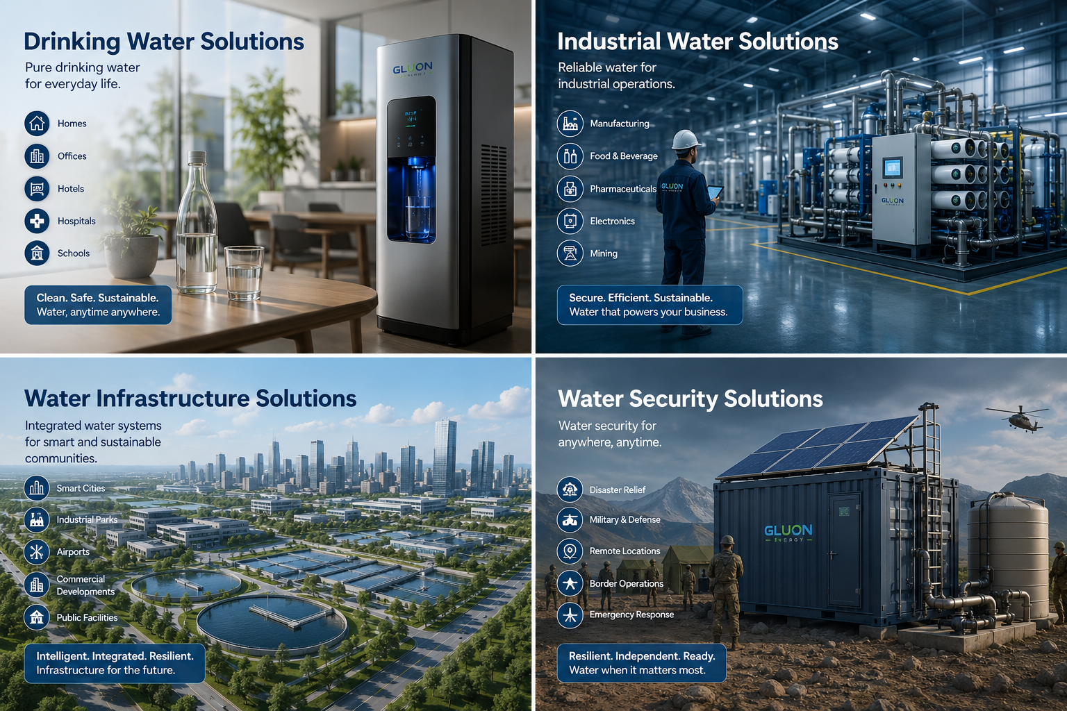 water from the air - water solution gluon.energy